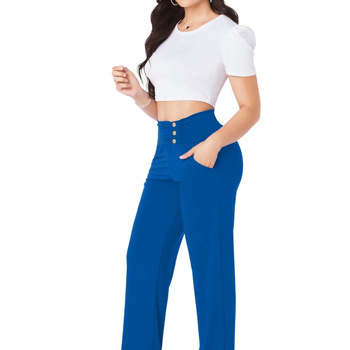 MARKETING PERSONAL - Crop Top Adulto Blanco Mp 96189