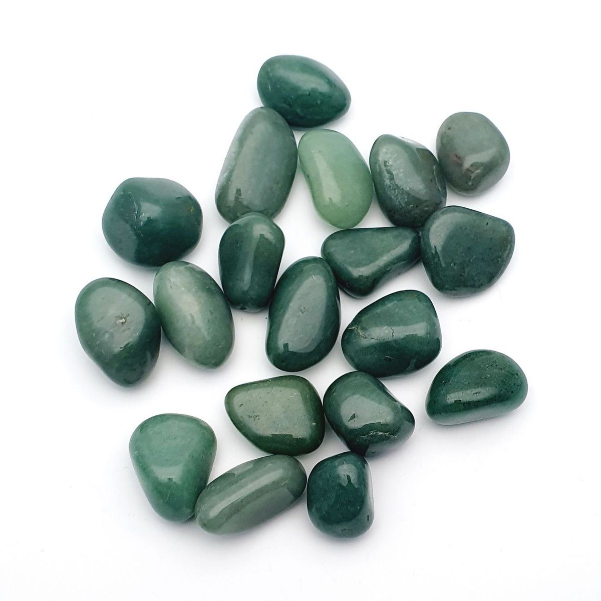 DAYOSHOP - Cuarzo Jade Set X 3 Pcs Tamboreada + Bolsa Decorativa