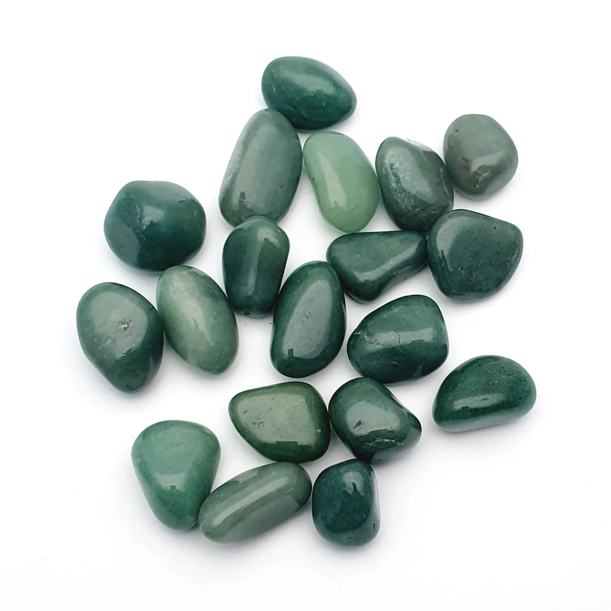 DAYOSHOP - Cuarzo Jade Set X 3 Pcs Tamboreada + Bolsa Decorativa