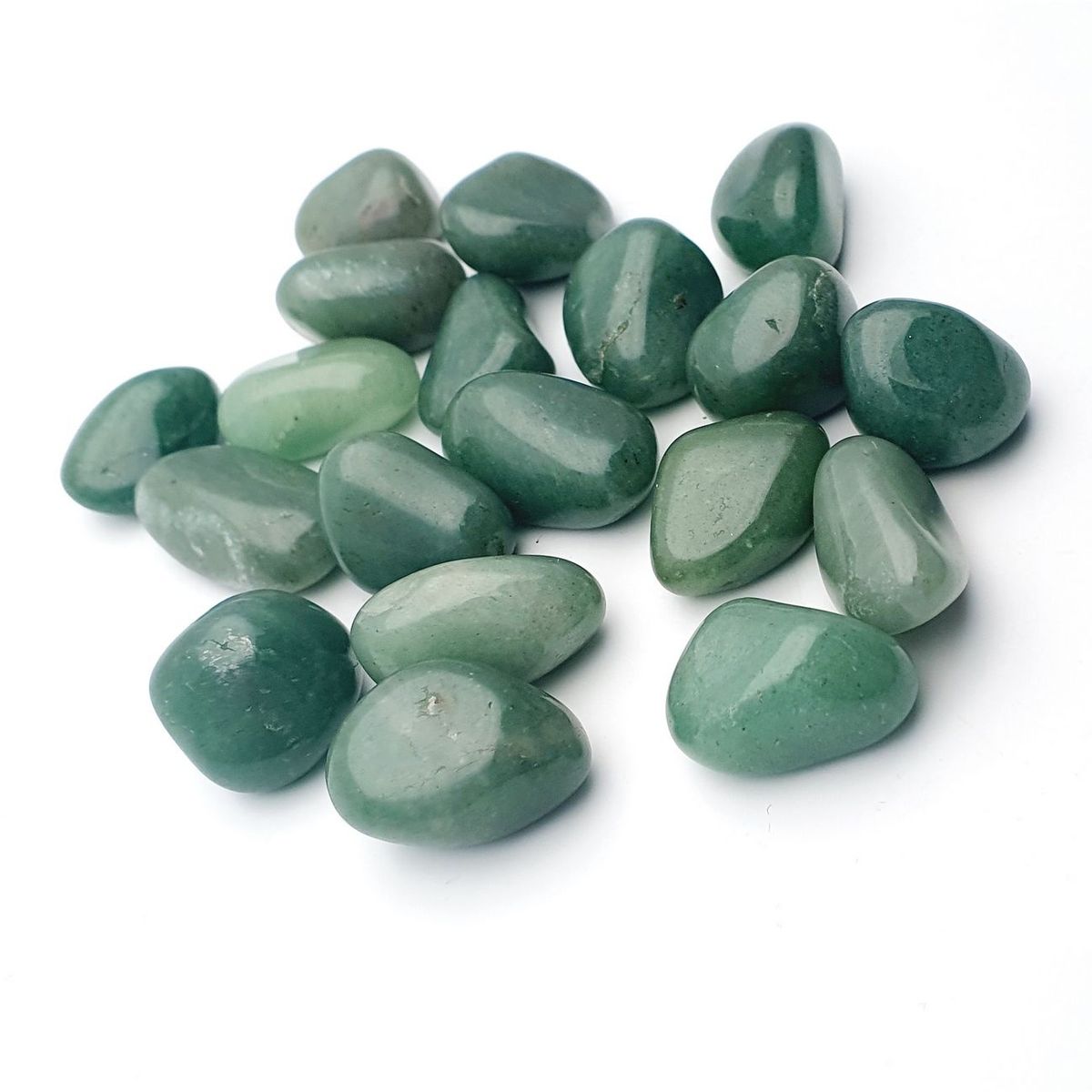 DAYOSHOP - Cuarzo Jade Set X 3 Pcs Tamboreada + Bolsa Decorativa