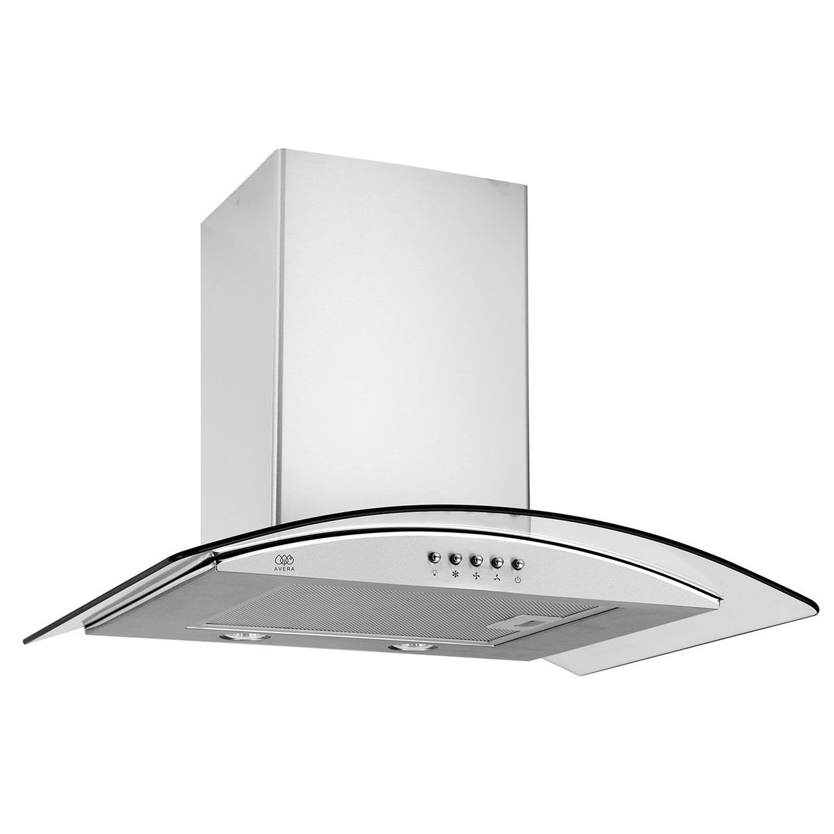 AVERA - Campana Extractora de Pared Avera Acero Vidrio Templado 60 cm-