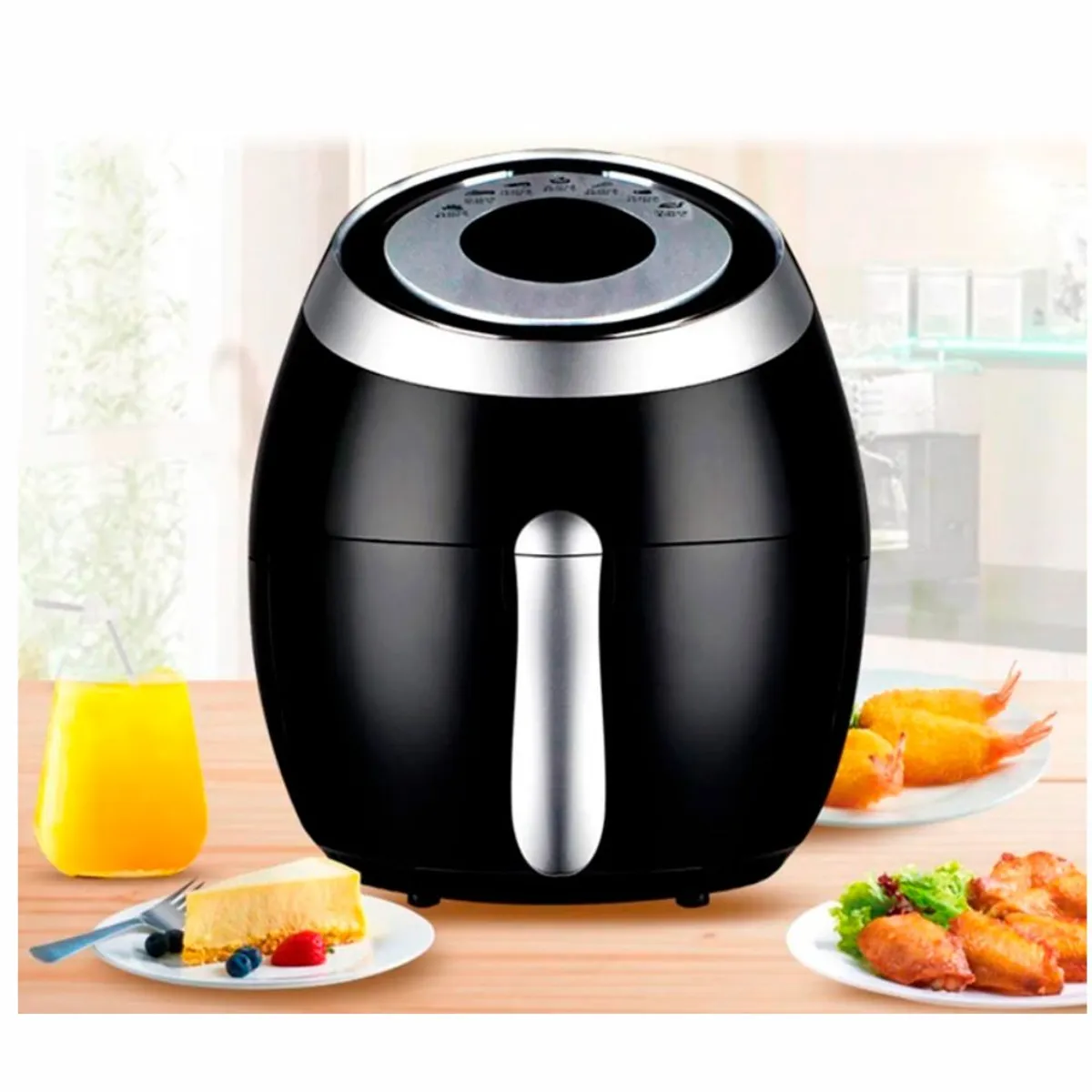 SWISSHOME - Freidora De Aire Digital 4.5 Lts Swisshome