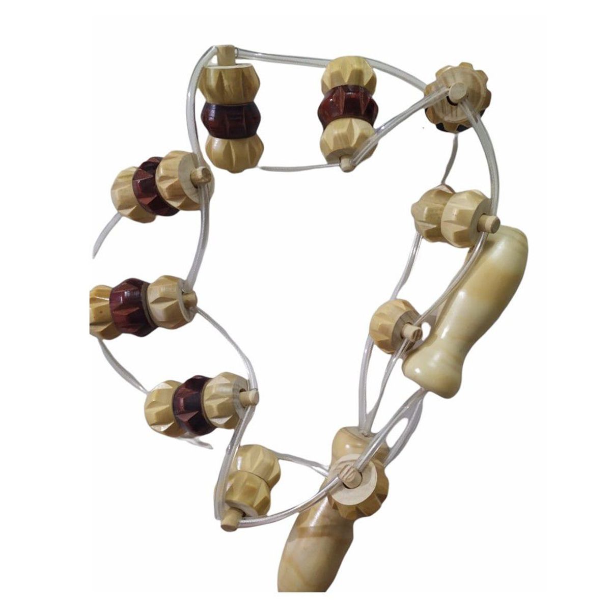 GENERICO - Masajeadores Banda grande para celulitis y relajacion madera