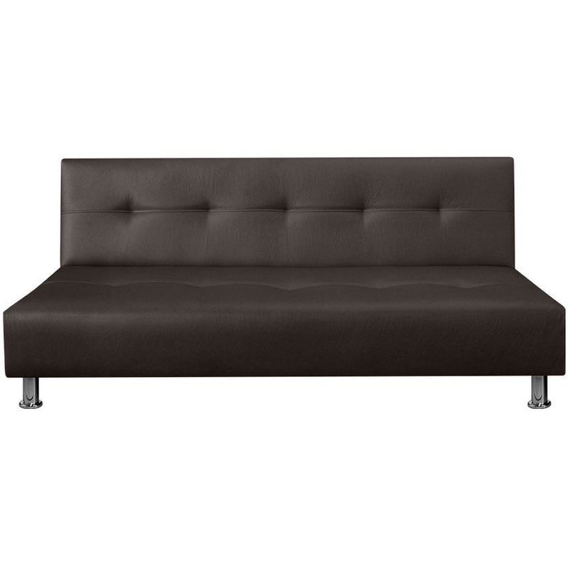 PULLMAN - Sofá Cama Mauro Cuero Sintético Café