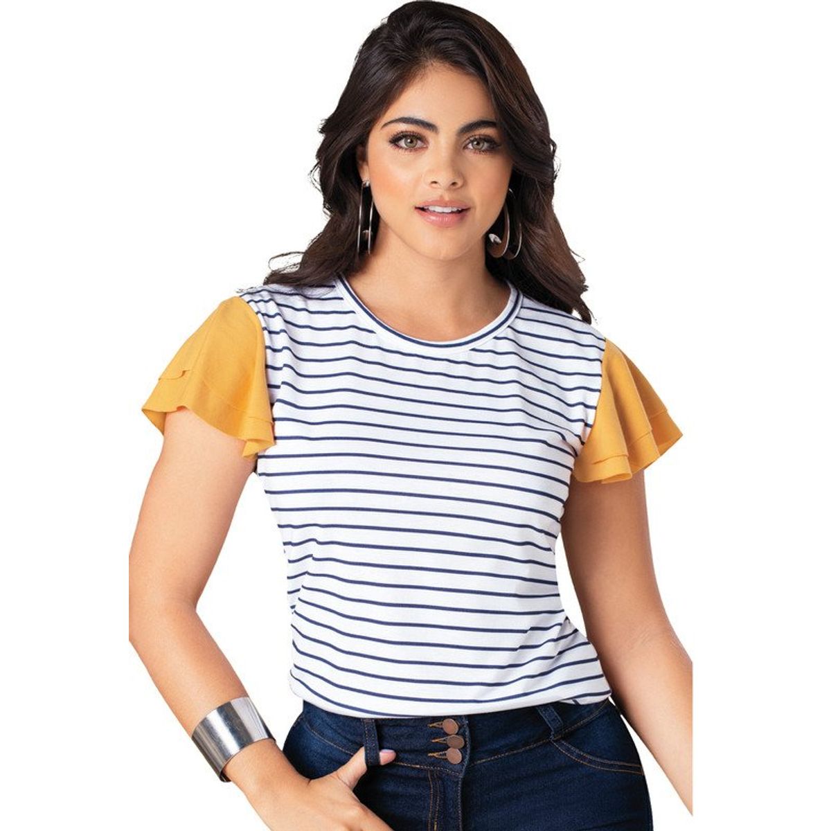 MARKETING PERSONAL - Camiseta Mostaza MP 96665