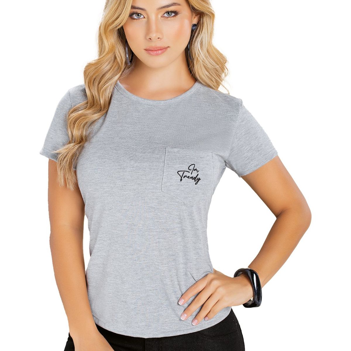 MARKETING PERSONAL - Camiseta ADULTO GRIS JASPE MP 91723