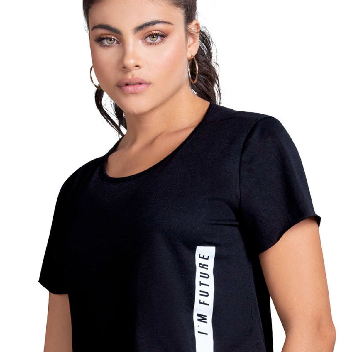 MARKETING PERSONAL - Camiseta Mujer Negro Mp 70336