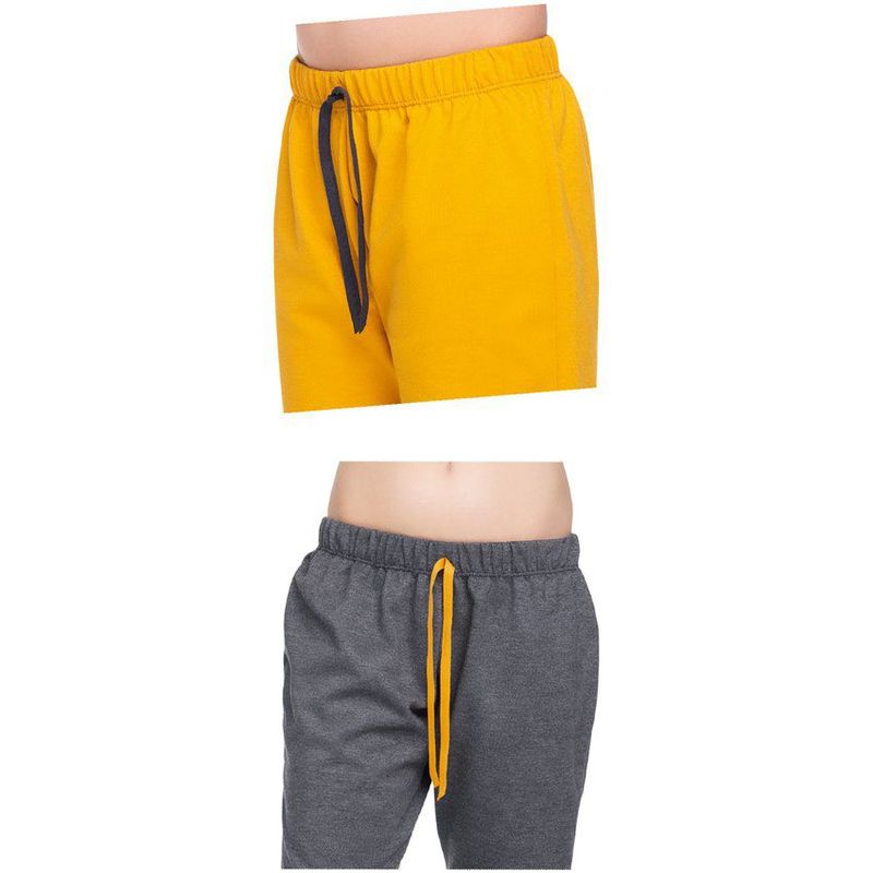 MARKETING PERSONAL - Bermuda Paq X2 Para Niño Gris Jaspe/Mostaza MP