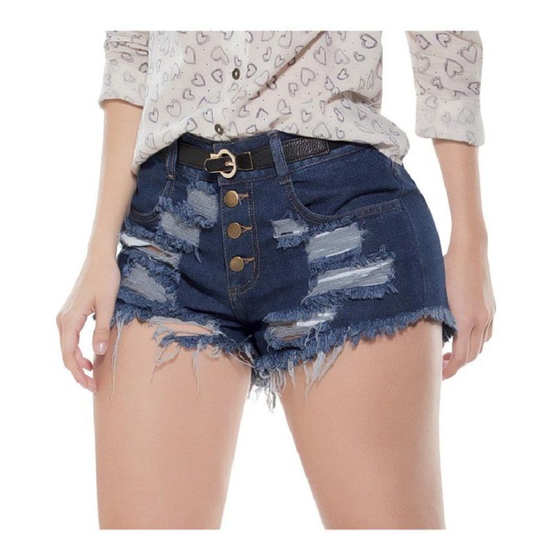 MARKETING PERSONAL - Short Juvenil Para Mujer MP 26606 Azul