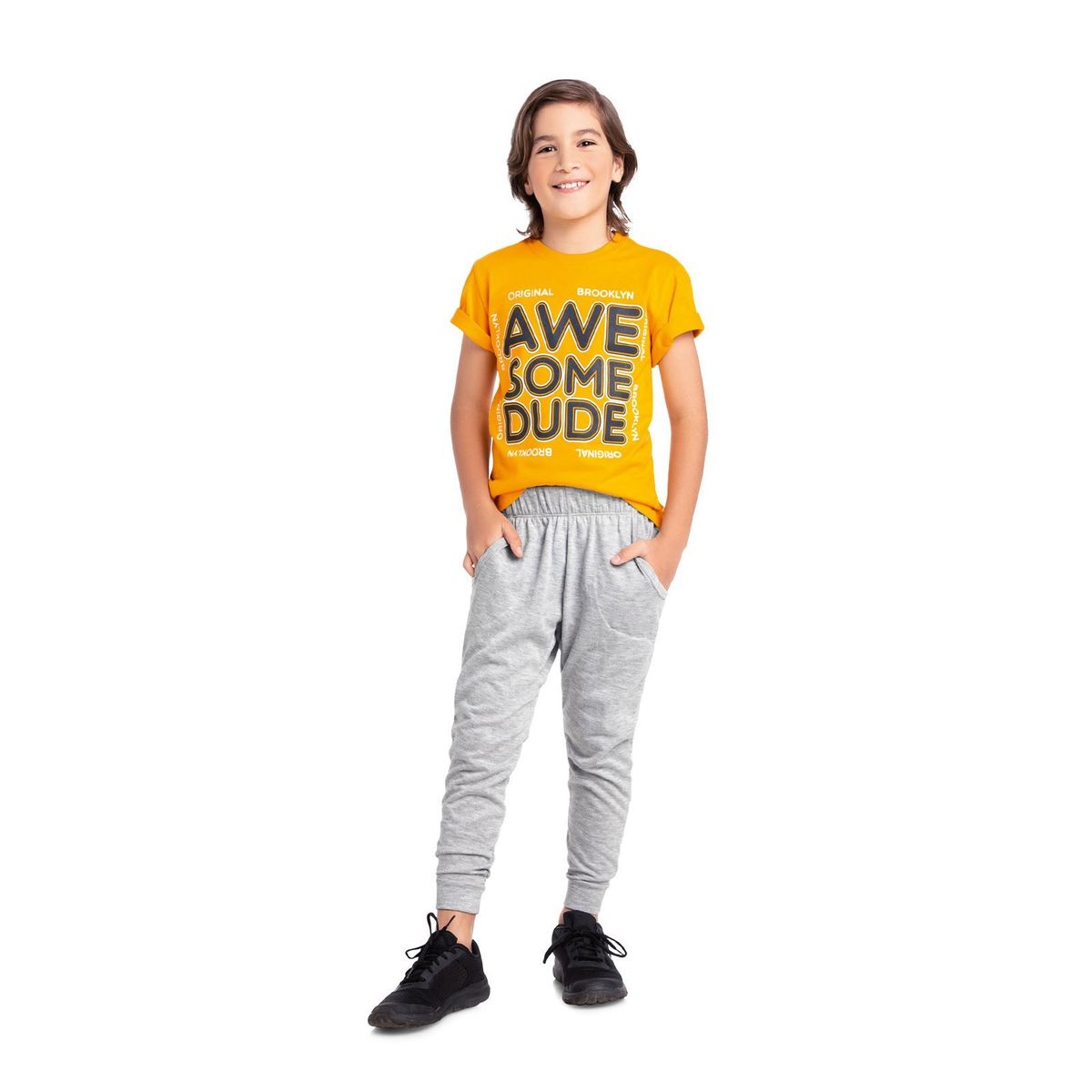 MARKETING PERSONAL - Jogger Para Niño Gris Jaspe MP