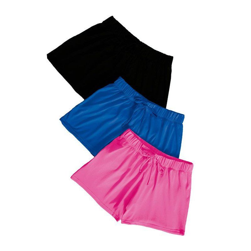 MARKETING PERSONAL - Short Set X3 Negro-Azul-Fucsia MP 32909
