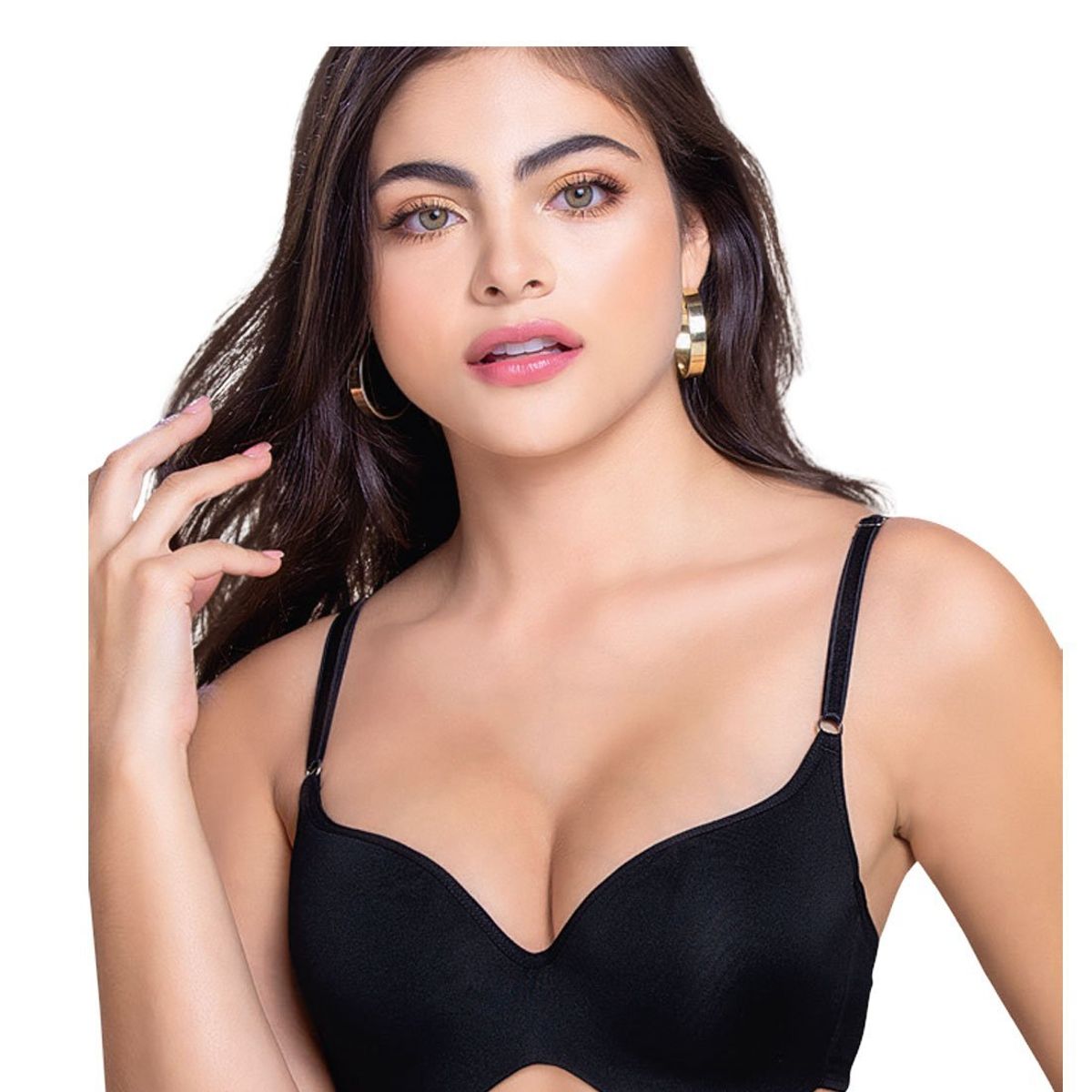 FORMAS INTIMAS - Brasier Para Mujer Negro FI