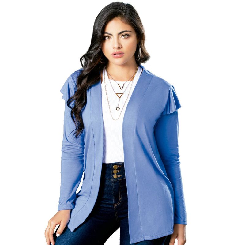MARKETING PERSONAL - Cardigan Adulto Mora Azul Mp 88820