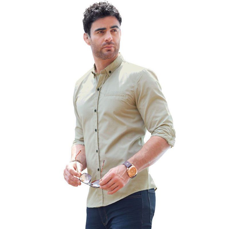 MARKETING PERSONAL - Camisa Adulto Masculino Caqui MP
