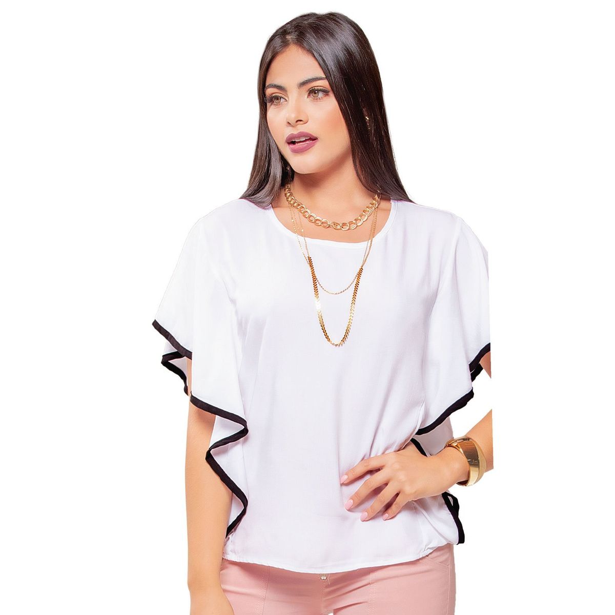 MARKETING PERSONAL - Blusa Adulto Para Mujer MP -Blanco
