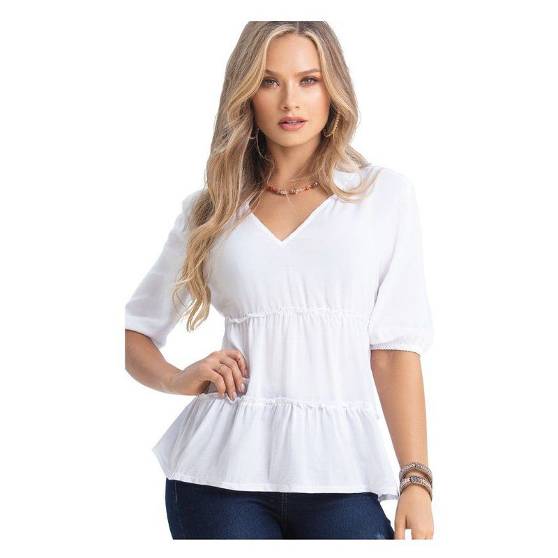 MARKETING PERSONAL - Blusa MP 87282 Blanco