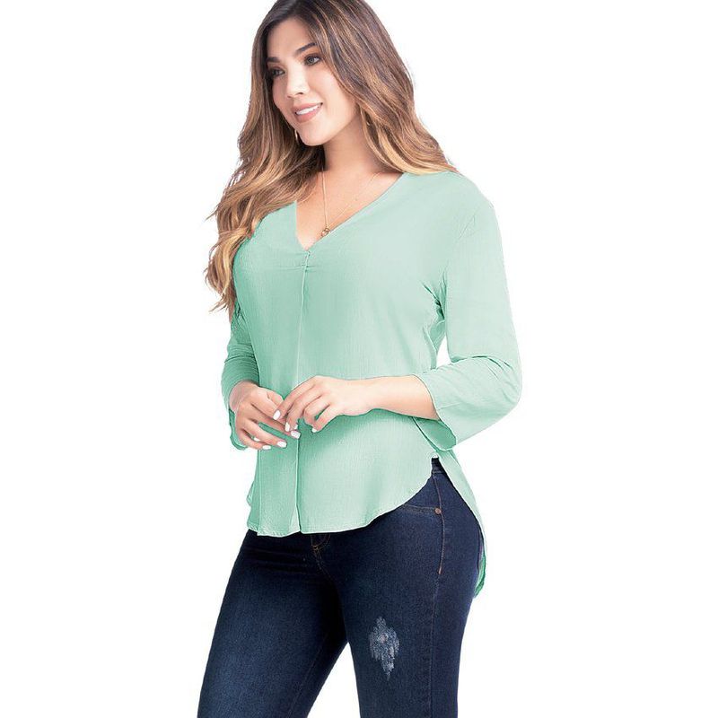 RUTTA - Blusón femenino adulto rutta 45941 verde menta