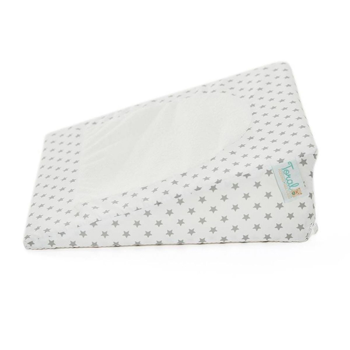 NUBBA - Almohada antireflujo para bebés toral blanca