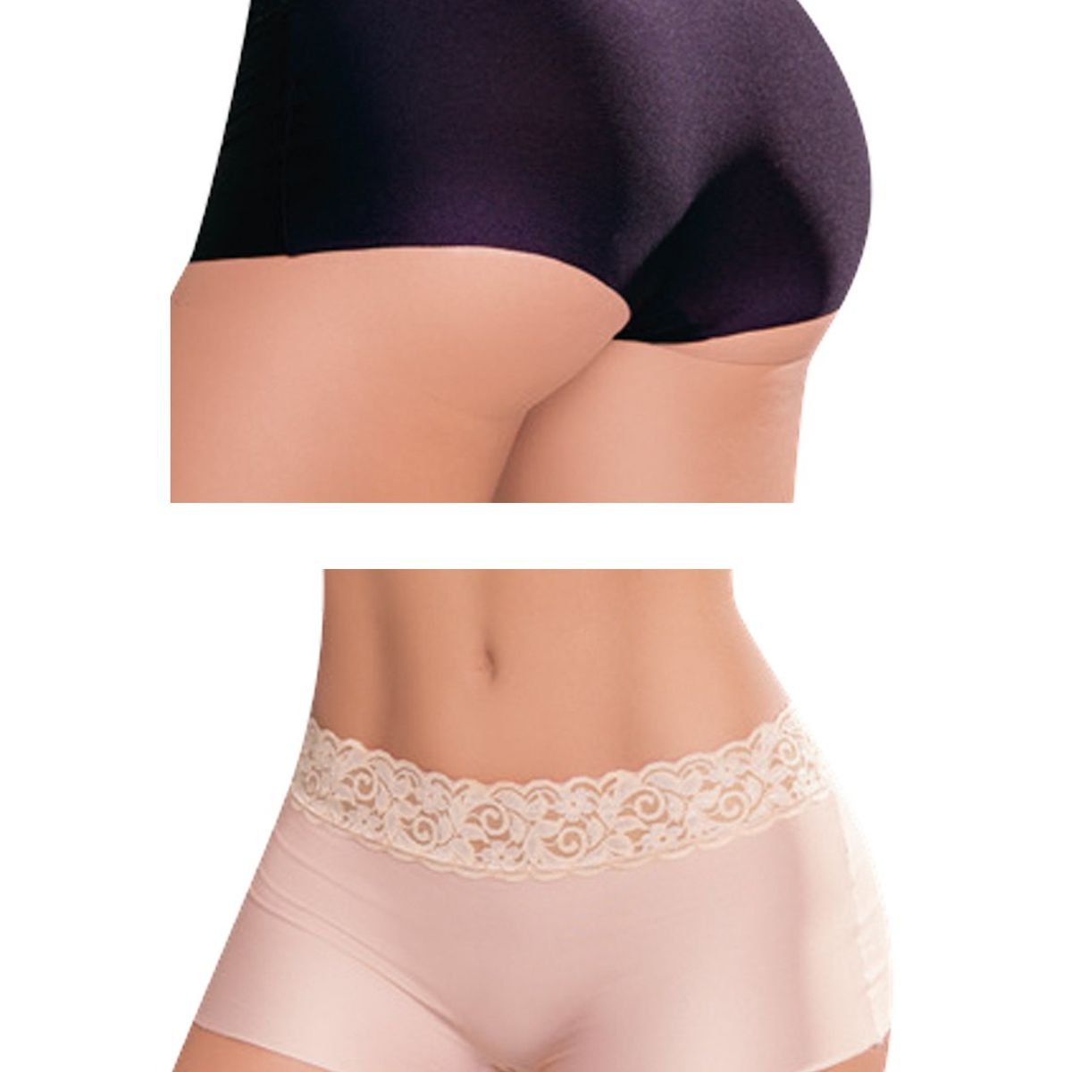 FORMAS INTIMAS - Cachetero Paq X2 Para Mujer Ne/Palo FI