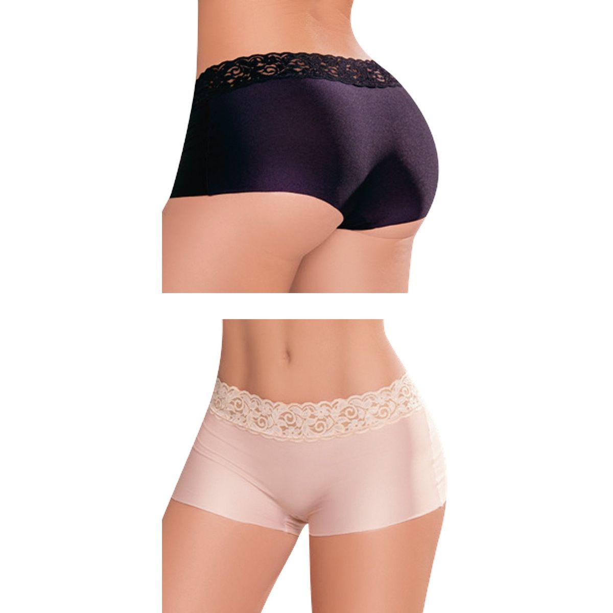 FORMAS INTIMAS - Cachetero Paq X2 Para Mujer Ne/Palo FI