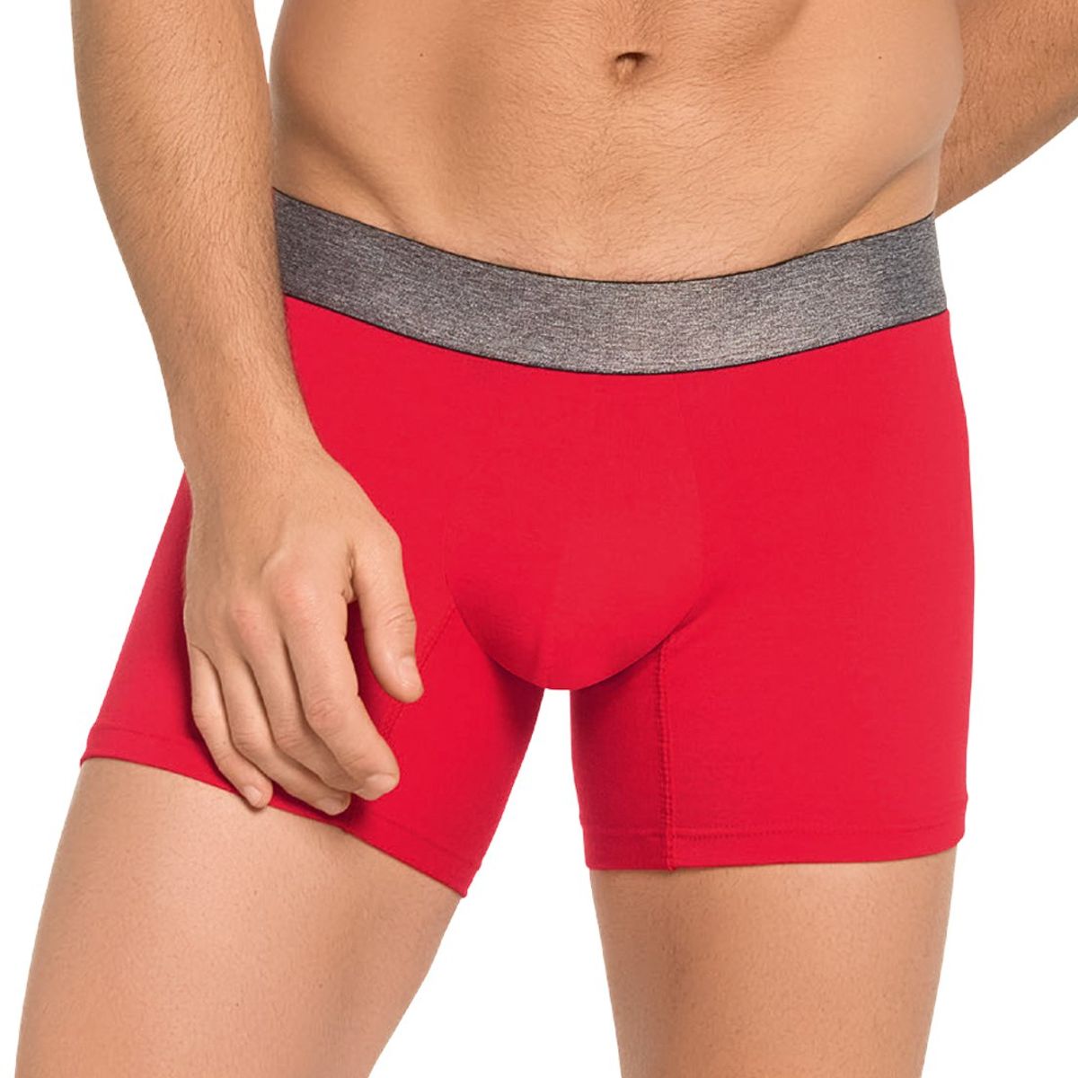 FORMAS INTIMAS - Bóxer Paq X3 Para Hombre Negro Cross-Rojo-Azul Navy FI