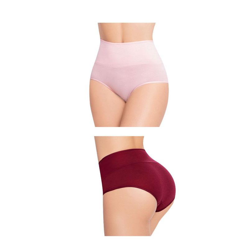 MARKETING PERSONAL - Cachetero Paq X2 Para Mujer Vino/Palo De Rosa Claro MP