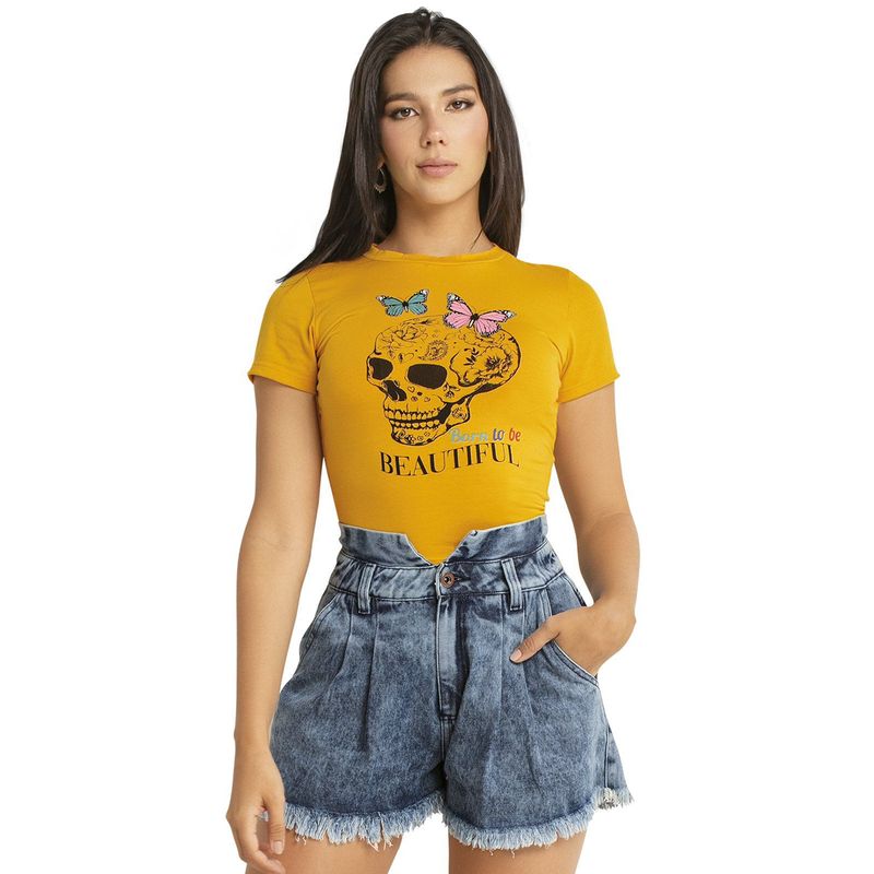 ATYPICAL - Camiseta Juvenil Mostaza Atypical 90936
