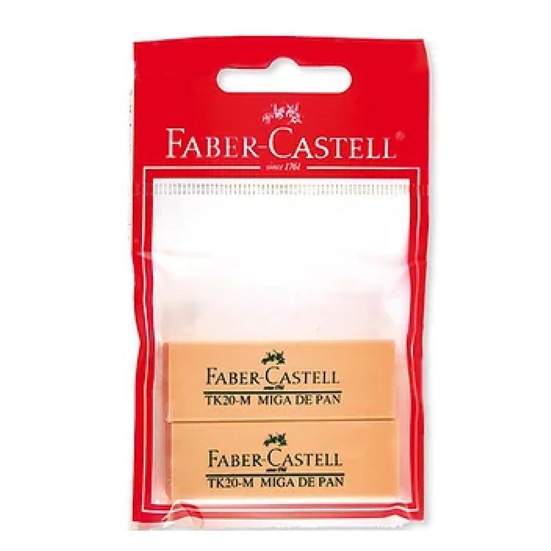 FABER CASTELL - Borrador Faber Castell Miga De Pan X 2 Unidades