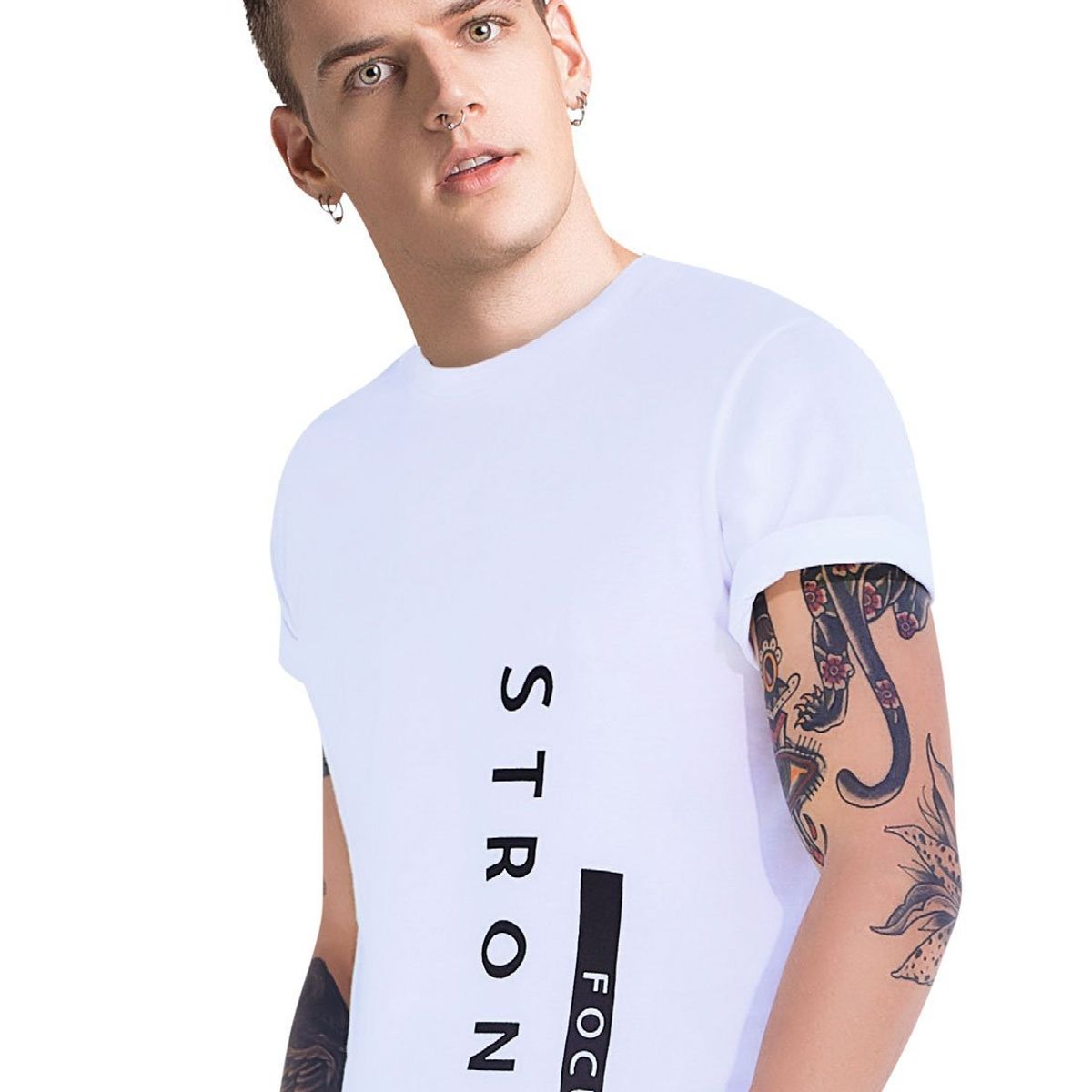 MARKETING PERSONAL - Camiseta Juvenil Masculino Blanco MP.