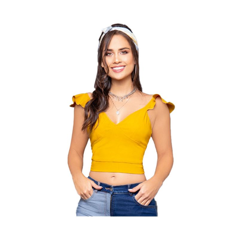 ATYPICAL - Blusa Mujer Amarillo Atypical 59650