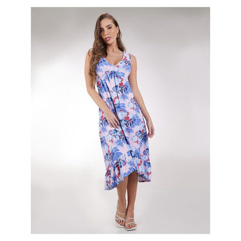 MARKETING PERSONAL - Vestido Rojo Estampado MP 91789