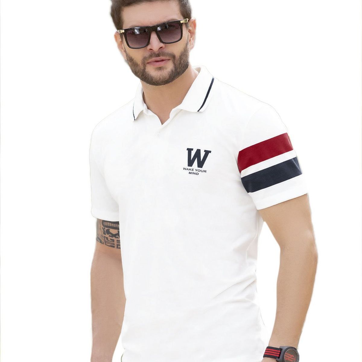 MARKETING PERSONAL - Polo Adulto Masculino Marfil Marketing  Personal