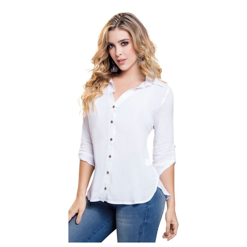 MARKETING PERSONAL - Blusa Mujer Blanco MP 84269
