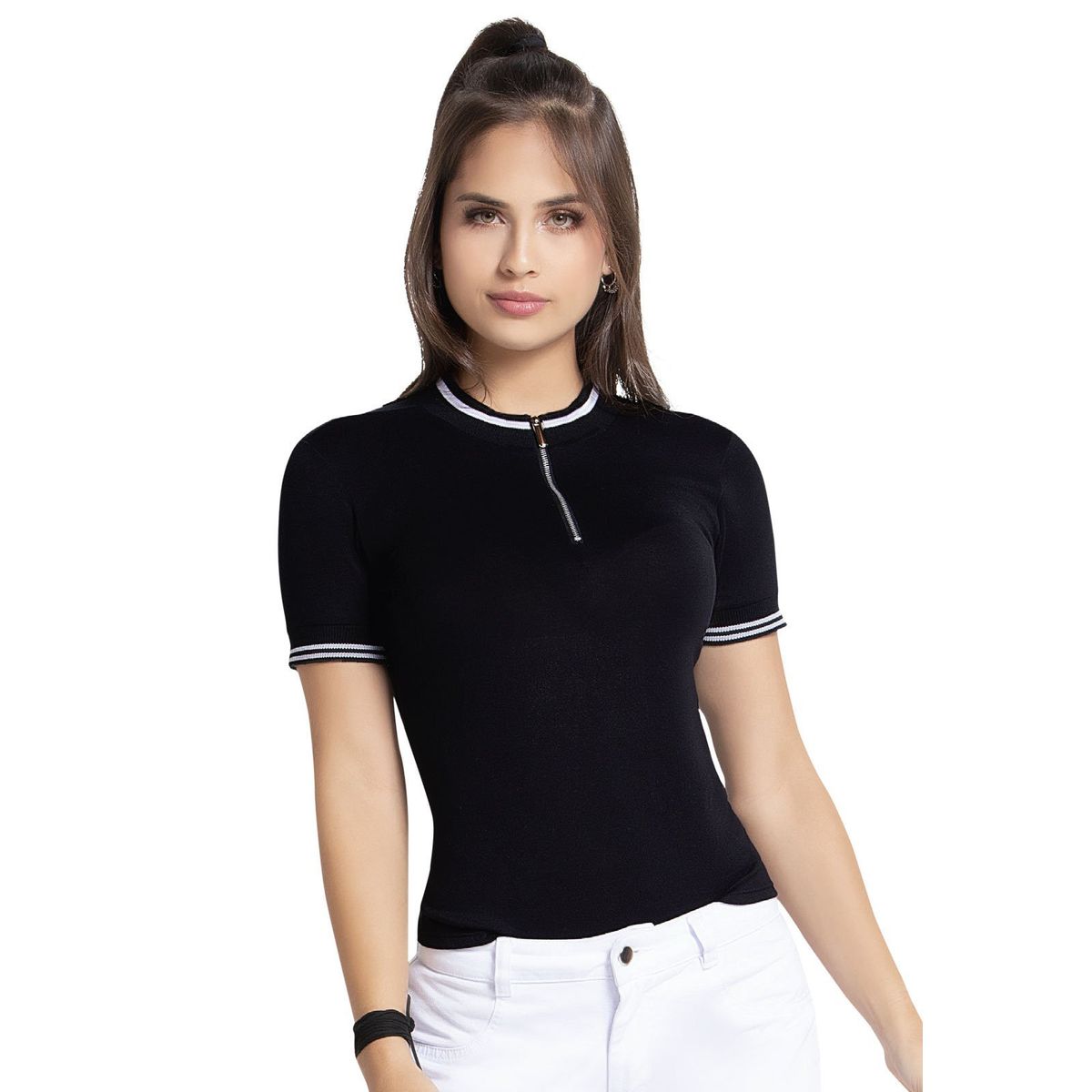 ATYPICAL - Blusa Juvenil Femenino Negro Atypical