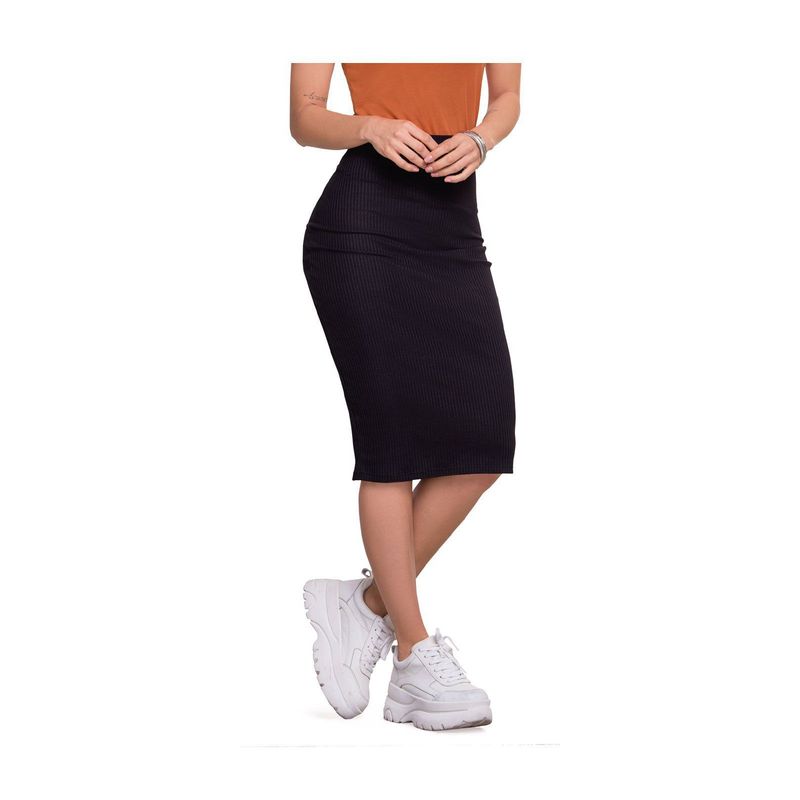 ATYPICAL - Falda Larga Juvenil Femenino Negro Atypical