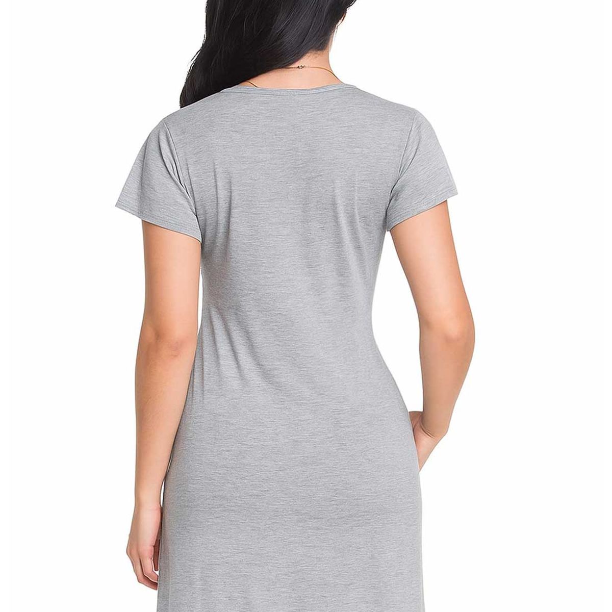 MARKETING PERSONAL - Vestido Corto Para Mujer Gris Jaspe MP