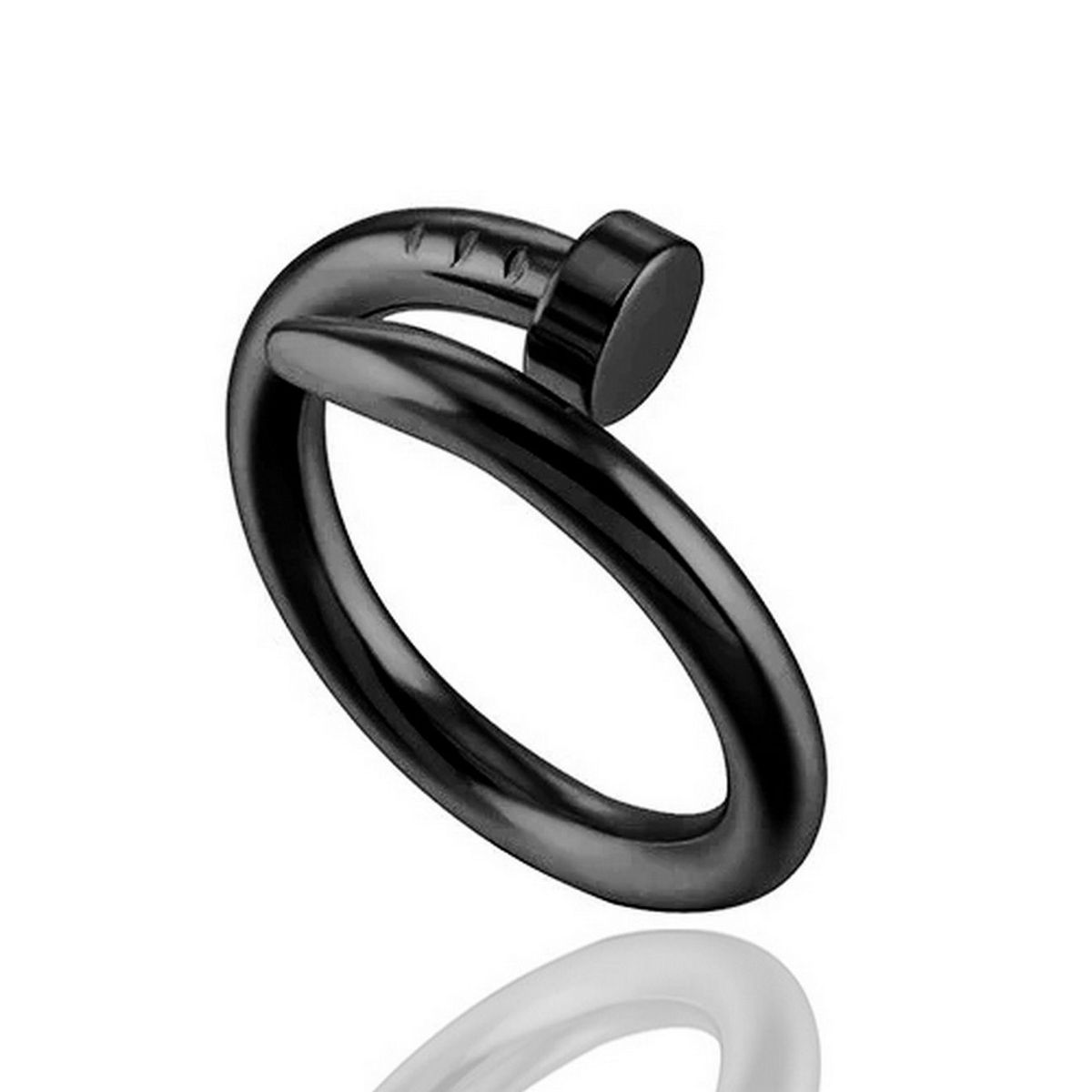 DAYOSHOP - Anillo Clavo Negro Mas Estuche_.