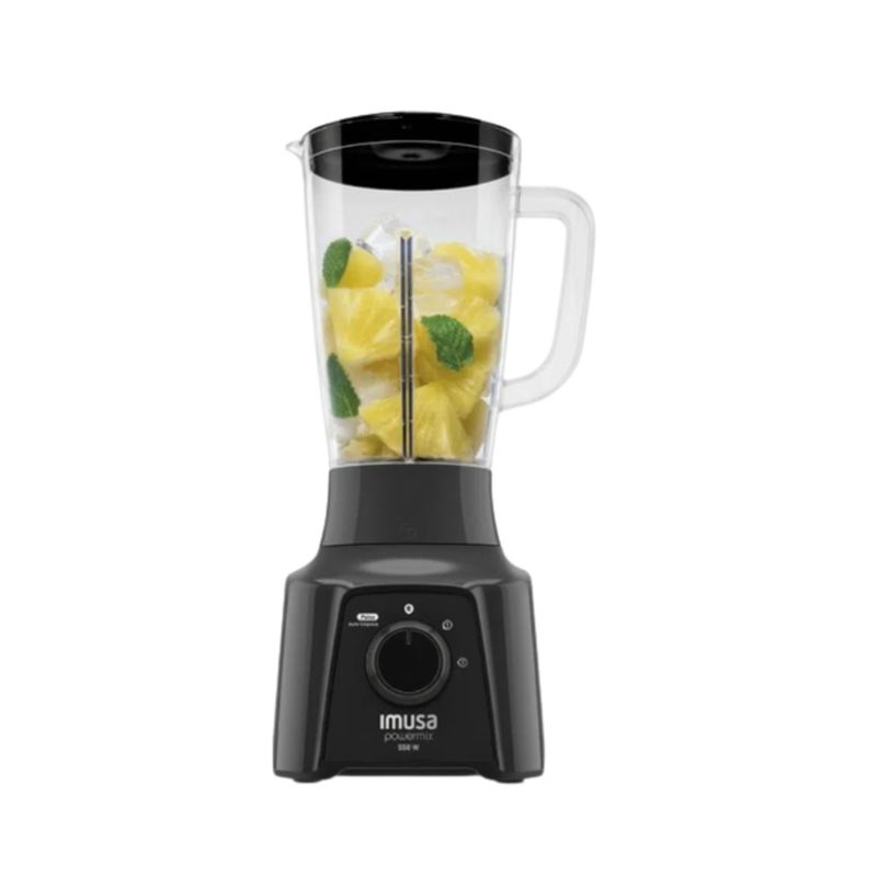 IMUSA - Licuadora Imusa Power Mix Plus 2 Velocidades 2 Litros Negra.