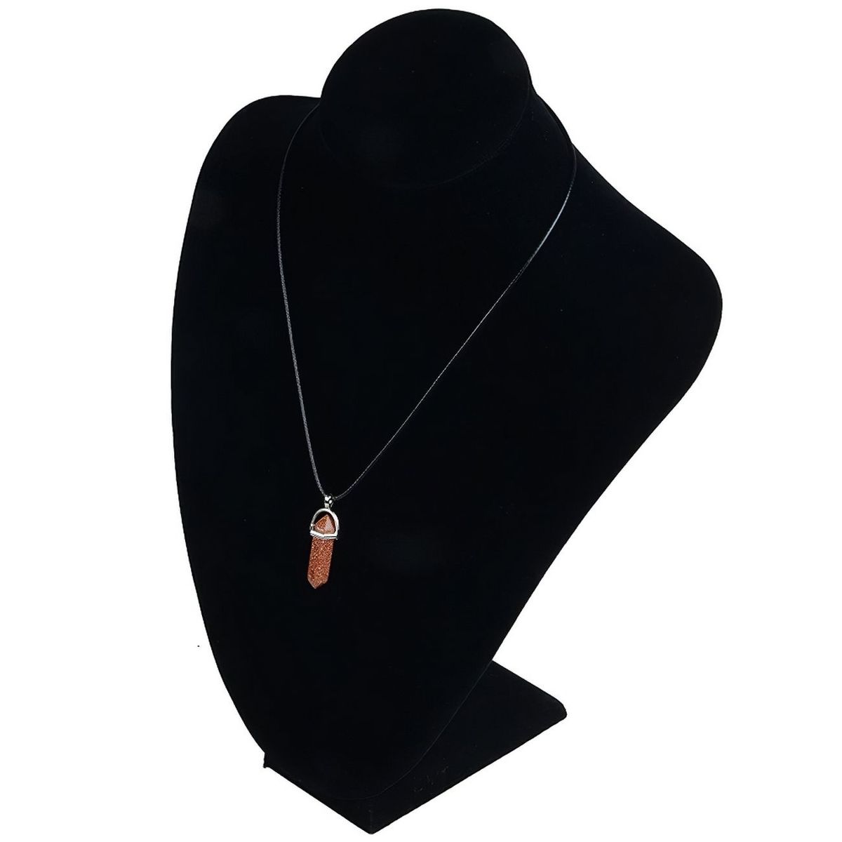 DAYOSHOP - Collar Cuarzo Lluvia De Oro Mas Estuche