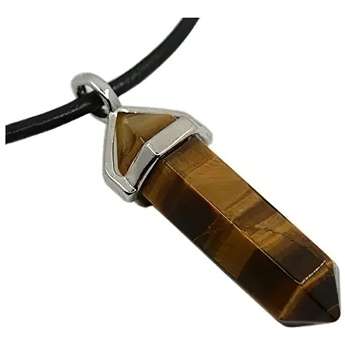 DAYOSHOP - Collar Cuarzo Ojo De Tigre Mas Estuche