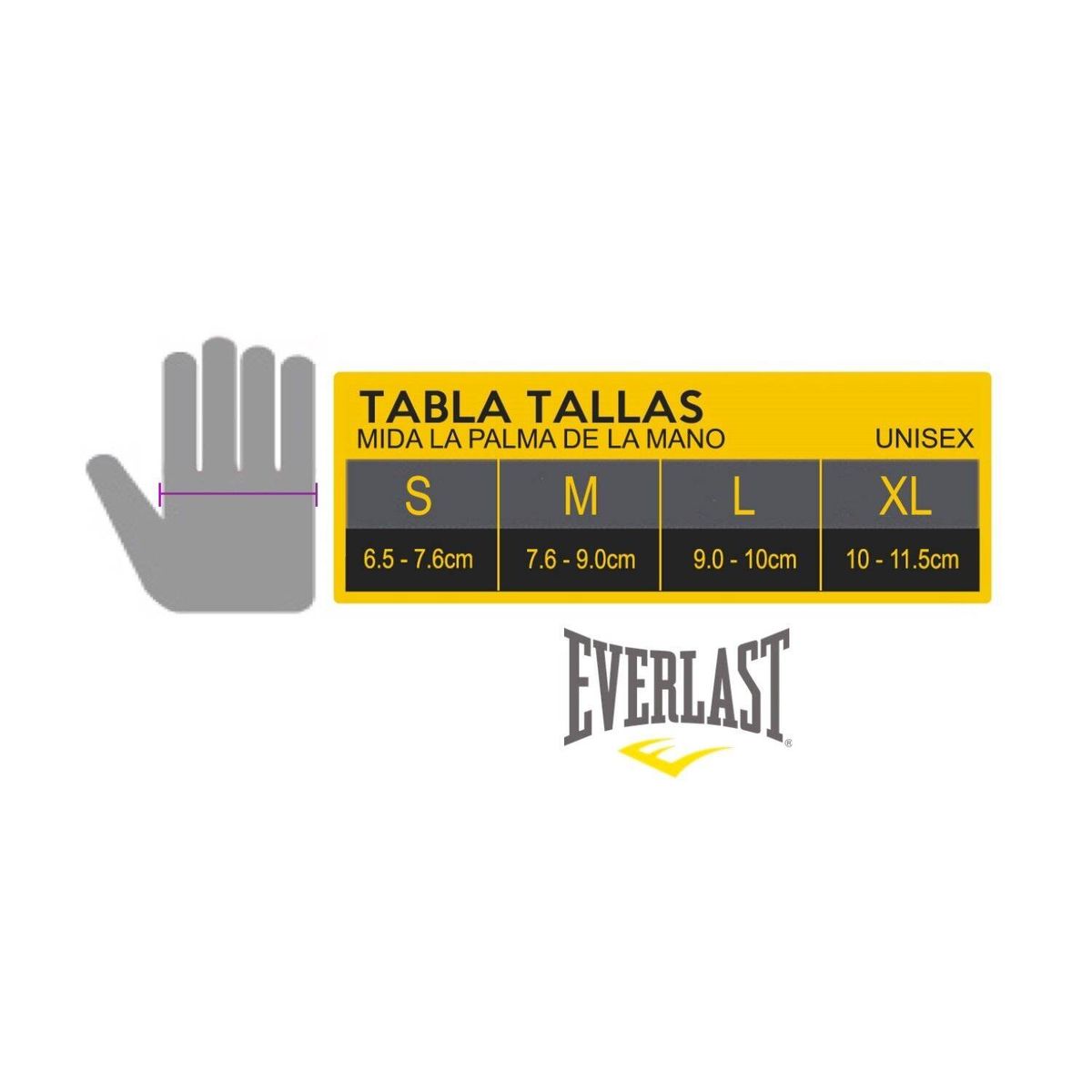 EVERLAST - Guantes de pesas para gimnasio authority II everlast gris