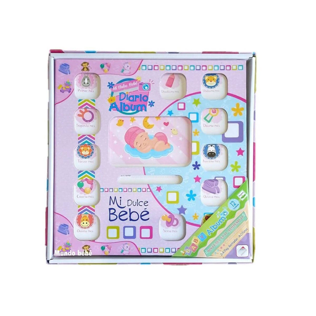 MUNDO BEBE - Álbum diario de fotos bebe niña recuerdos grande bebé