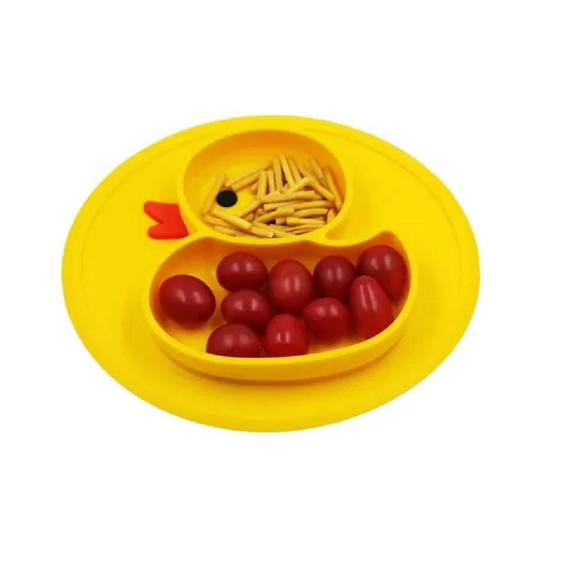 MUNDO BEBE - Plato siliconado para bebe antideslizante para bebé