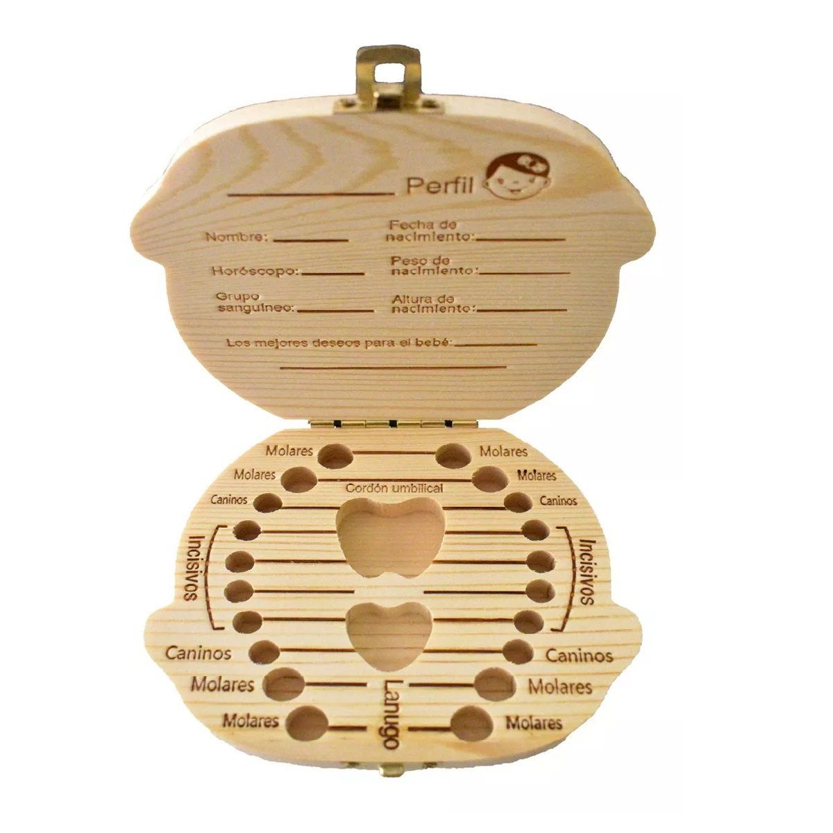 MUNDO BEBE - Caja raton Pérez para dientes de leche niño bebé