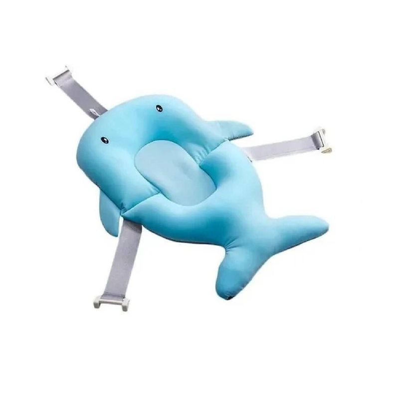 MUNDO BEBE - Cojin malla acolchada para tina bañera de bebe ergonómica