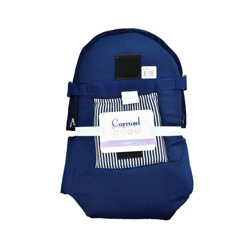 MUNDO BEBE - Cargador bebé con capucha azul