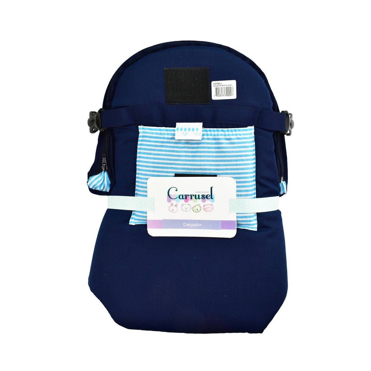 MUNDO BEBE - Cargador bebé con capucha café