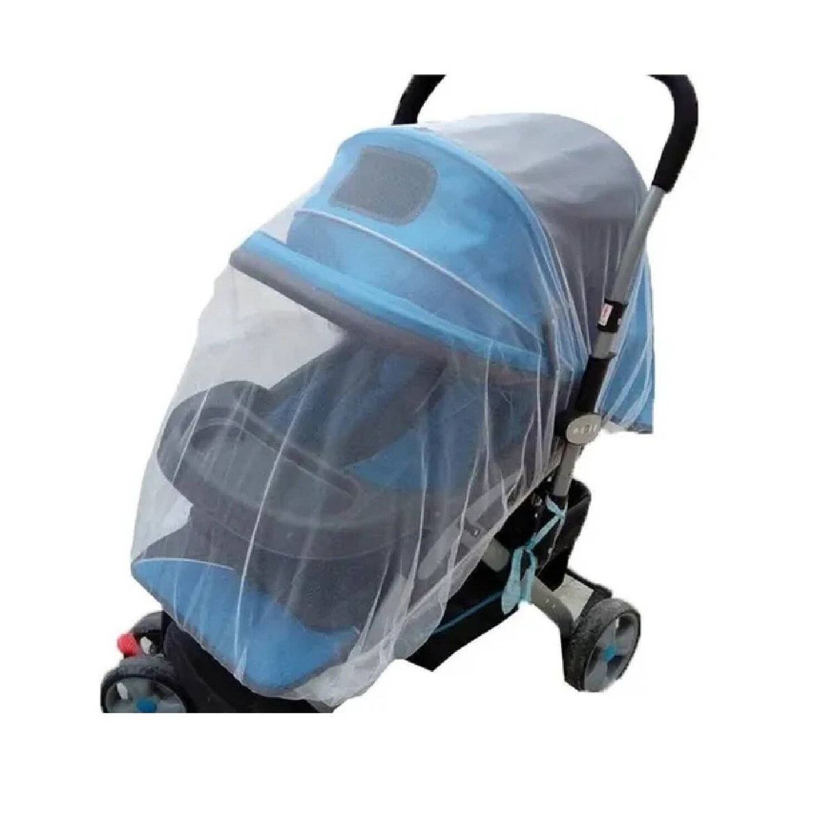 MUNDO BEBE - Toldillo mosquitero red portátil para coche corral