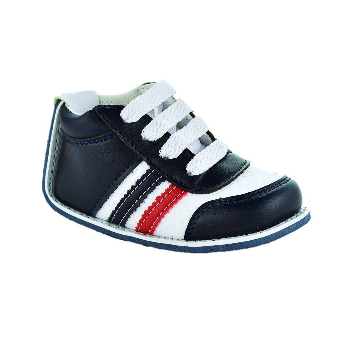 MUNDO BEBE - Zapatos bebé no tuerce tenis niño blanco azul