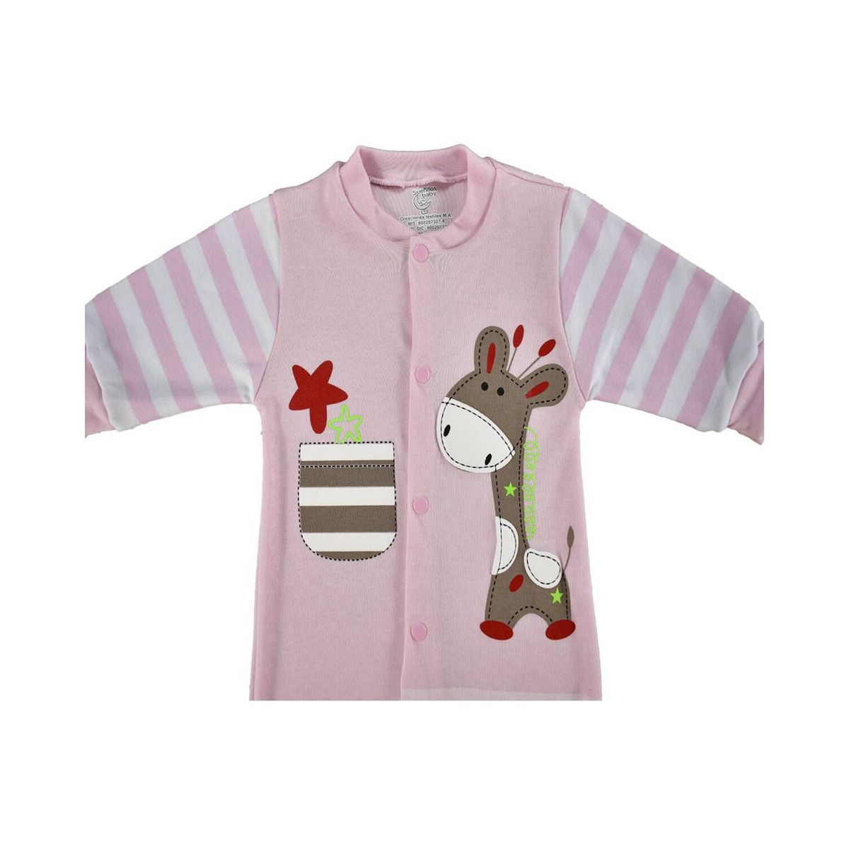 MUNDO BEBE - Pijama Bebe Enteriza Niña Para Bebé Rosa